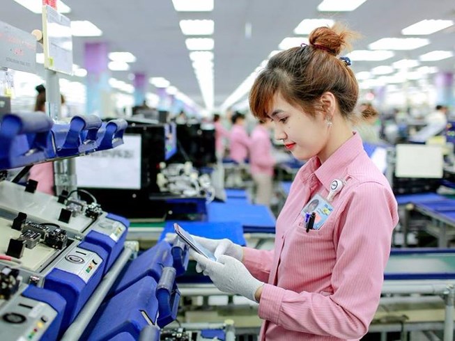 Đồng phục công nhân Samsung